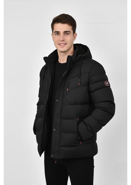 Erkek Kapüşonlu Iç Kürklü Spor Mont 99526 BGL-ST04171 fiyatları