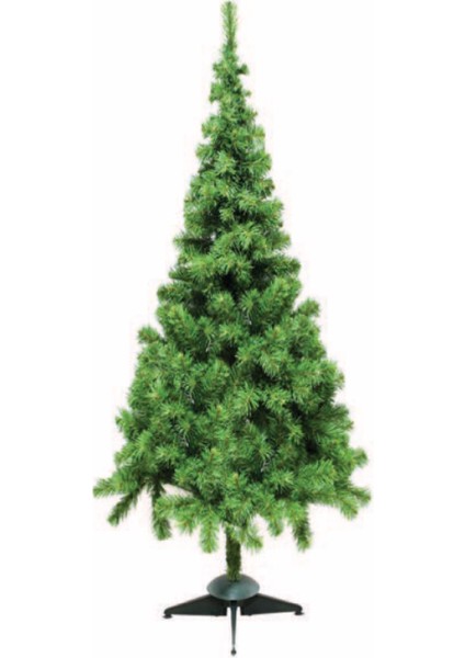 Yılbaşı Ağacı Yerli Üretim 150 cm 258 Dal Yeşil Renk Yılbaşı Çam Ağacı