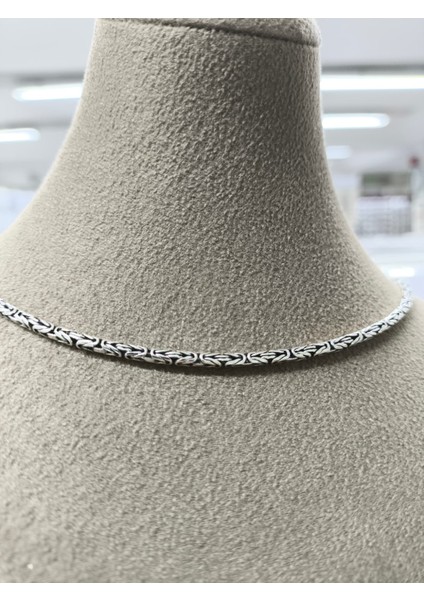 925 Ayar Gümüş Kral Zincir Erkek Kolye