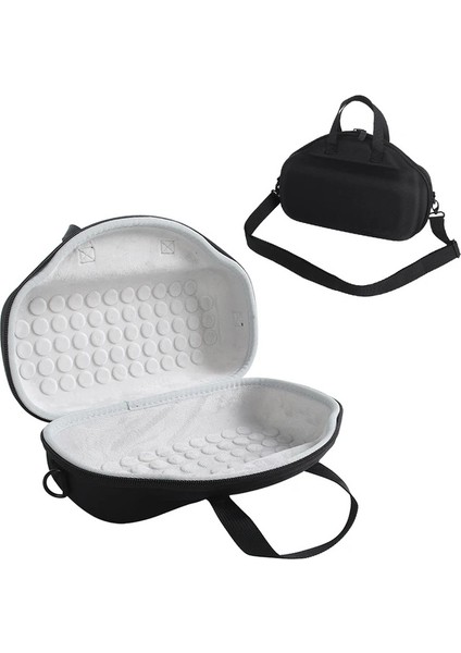 Bose Soundlink Max Oxford Cloth+ Eva Saklama Kutusu Bluetooth Uyumlu Hoparlör Taşıma Çantası Omuz Askılı - Siyah / Gri (Yurt Dışından)