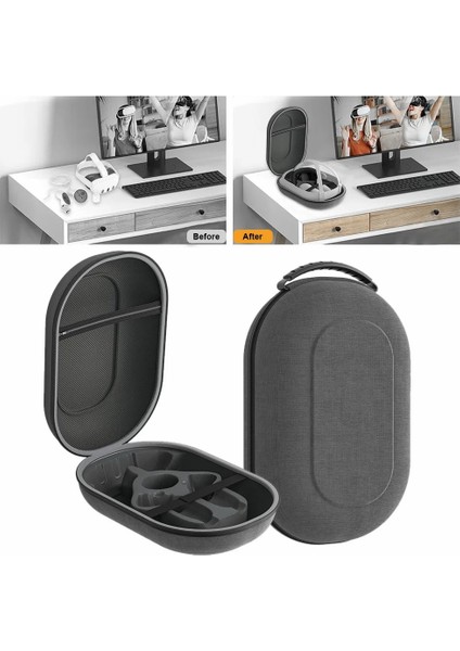 AL-Q022 Meta Quest 3 Vr Kulaklık Taşıma Çantası Eva+Polyester Taşınabilir Saklama Çantası (Yurt Dışından) modelleri