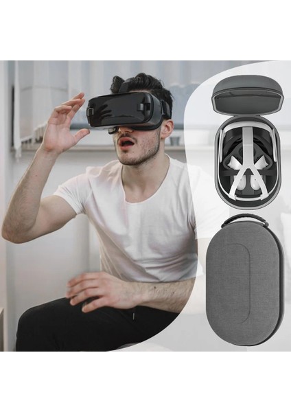 AL-Q022 Meta Quest 3 Vr Kulaklık Taşıma Çantası Eva+Polyester Taşınabilir Saklama Çantası (Yurt Dışından) fırsatları