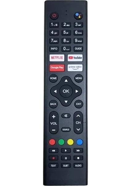 LCD LED Kumanda Sunny Android Netflix Youtube Google Prime Tuşlu Ses Komutsuz