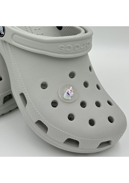 Terlik Süsü ve Aksesuarı , Çanta Süsü – Renkli Jibbitz Dijital Unicorn Görselli Figür Aksesuarı fiyatları