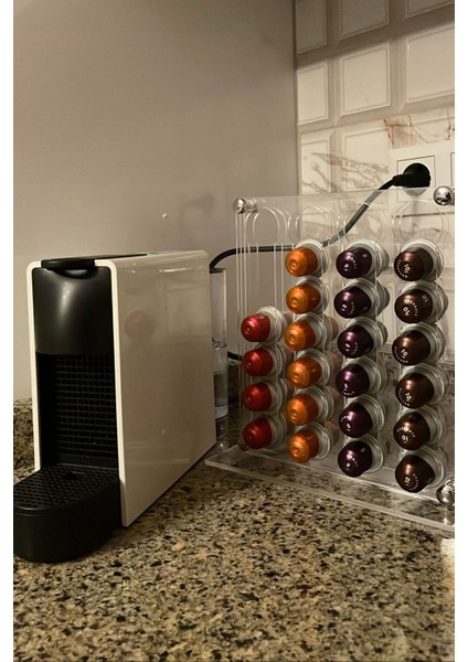 Nespresso Uyumlu - Kahve Kapsül Tutucu - Kutusu - Düzenleyici