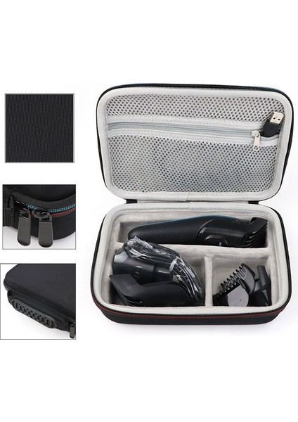 Braun MGK3020 / 3060 / 3080 Saç Kesme Makinesi Jilet Fermuarlı Saklama Çantası Darbeye Dalı Eva El Çantası (Yurt Dışından) modelleri