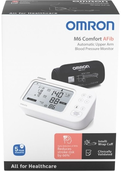 Omron - M6 Comfort Üst Koldan Ölçümlü Dijital Tansiyon Aleti - 5 Yıl Garanti+Taşıma Çantası Hediyeli modelleri