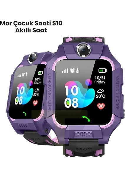 bulurum s10 mor akıllı çocuk saati