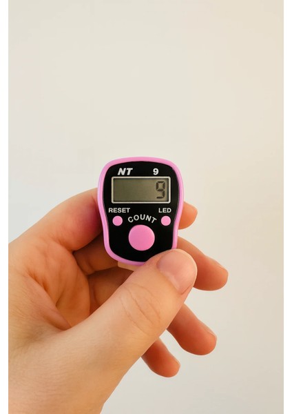 Zikra 5 Adet Karışık Renk Işıklı Dijital Zikirmatik – Yüzük Tipi Tesbih Sayaç fırsatları