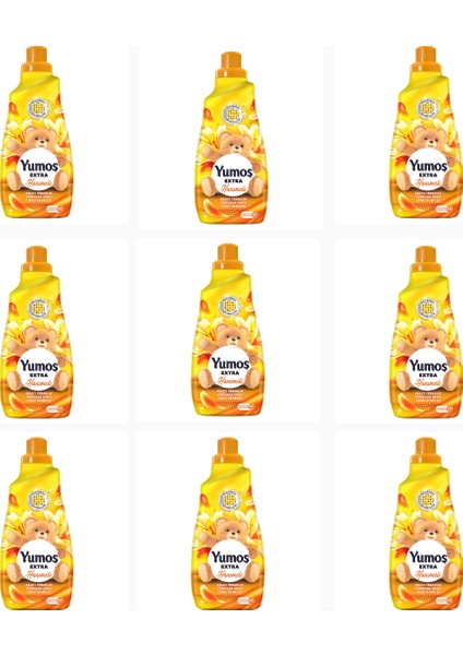 Ekstra Hanımeli Konsantre Çamaşır Yumuşatıcısı 60 Yıkama x 9 Adet