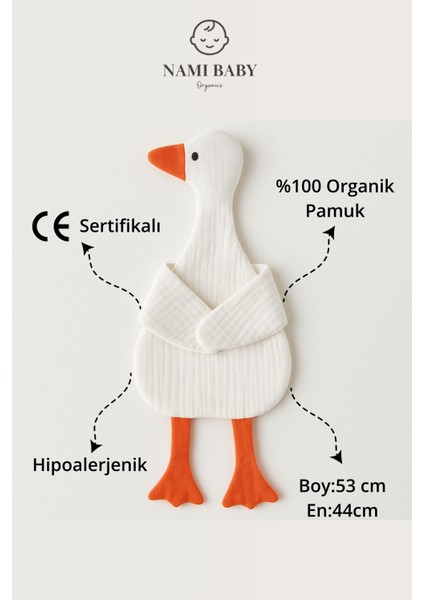 Müslin Uyku Arkadaşı – Hipoalerjenik Bebek Uyku Arkadaşı Ördek Uyku Arkadaşı fiyatları