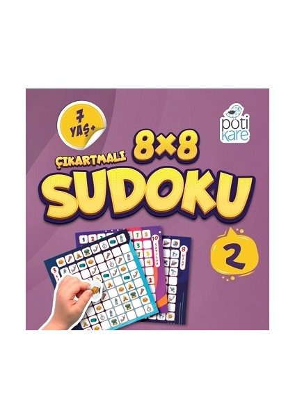 8x8 Çıkartmalı Sudoku 2