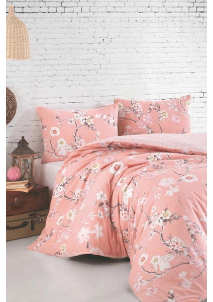 Çift Kişilik Nevresim Takımı Pamuklu Çiçek Harmanı