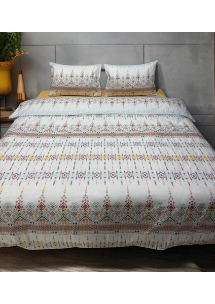 Pouldy Pamuklu Desenli Çift Kişilik Nevresim Takımı