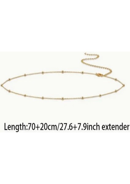 Altın Rengi Şık Bel Zinciri modelleri