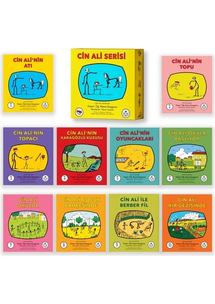 Cin Ali Kitap Seti (10 Kitap Takım)