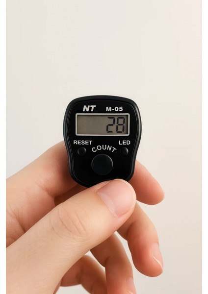 Zikra 10 Adet Karışık Renk Işıklı Dijital Zikirmatik – Yüzük Tipi Tesbih Sayaç fiyatları