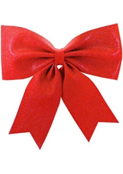 Büyük Kırmızı Eva Fiyonk Kurdele 34X38 cm Parlak Simli Yılbaşı Temalı Çam Ağacı Süsü Ağaç Dekoru fiyatları