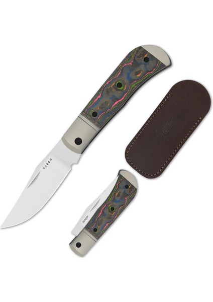 Trestle | M390 | Titanium & Camo 80S | KI3761A2