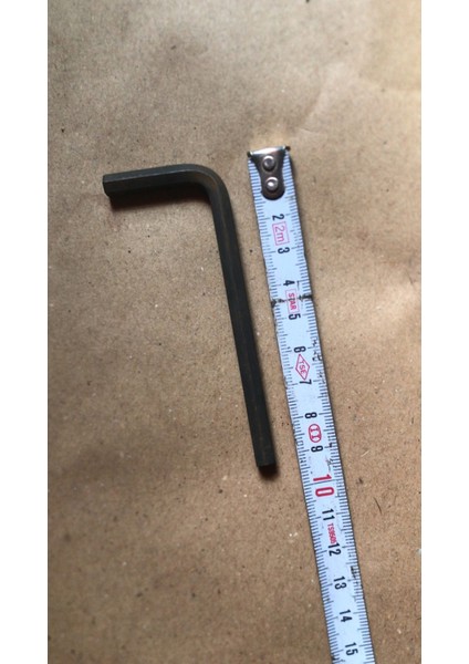 Izeltaş Alyan Anahtar 6mm Izeltaş Marka Eski Üretim