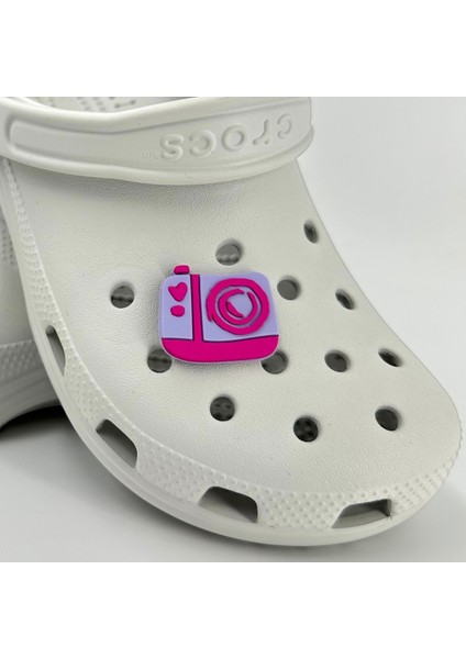 Terlik Süsü ve Aksesuarı , Çanta Süsü – Jibbitz 3D Büyük Boy Stich Fotoğraf Makinası Figür Aksesuar modelleri