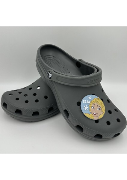 Terlik Süsü ve Aksesuarı , Çanta Süsü – Renkli Jibbitz Dev Boy 3D Kabartma Forzn Elsa Figür Aksesuar fiyatları