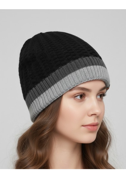 Klasik Basic Bere Triko Astarlı Soğuktan Koruyucu Soft Dokuma Unisex fırsatları