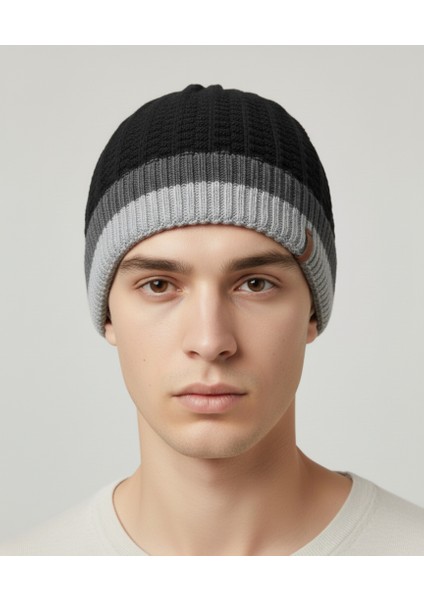 Klasik Basic Bere Triko Astarlı Soğuktan Koruyucu Soft Dokuma Unisex