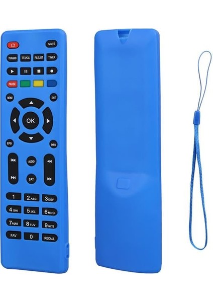 WK-24740 Silikon Kumanda Koruma Kılıfı Uydu Alıcıları Için Uydundur