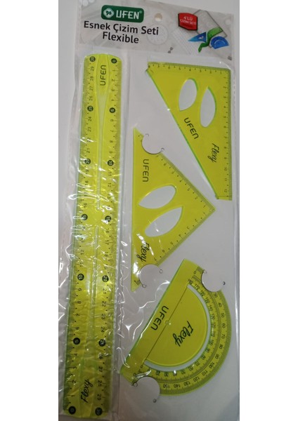 Esnek Çizim Seti Flexible 4lü Çizim Seti