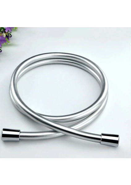 Kopmaz Patlamaz Gri Pvc 150 cm Duş Banyo Başlığı Seti Hortumu Duşluk Spiral Hortum fiyatları