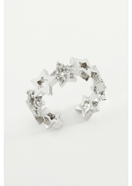 Yıldız Zirkon Taşlı Yüzük