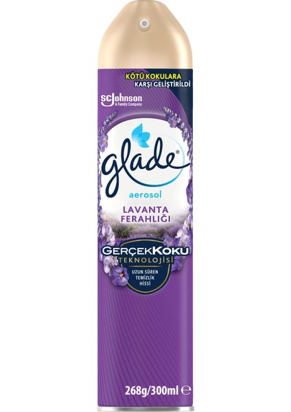 Aerosol Lavanta Ferahlığı Oda Kokusu 300 ml (1 x 300 Ml)