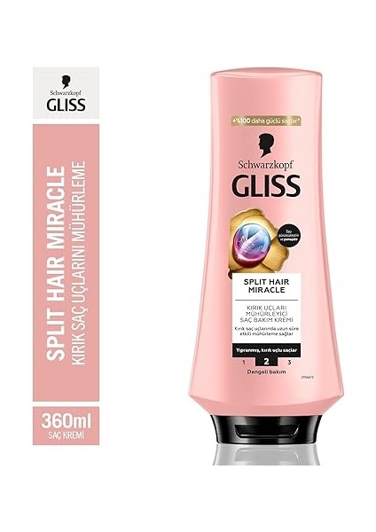 Split Hair Miracle Kırık Uçları Mühürleyen Saç Bakım Kremi 360 ml fiyatları