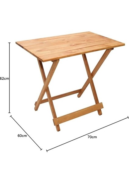 Dekoratif Ahşap Katlanır Masa Piknik Balkon Masası 70CM x 60CM fiyatları