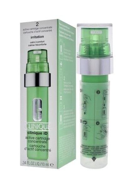 Clinique Id Aktif Kartuş Konsantresi 10 ml Kızarık ve Hassas Cilt 1 Paket (1 x 10 Ml)
