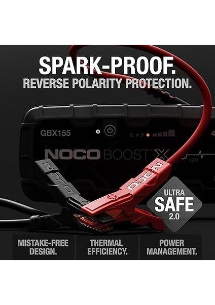 GBX155 12V 4250AMP Ultrasafe Lityum Akü Takviye + Powerbank + LED Lamba fırsatları
