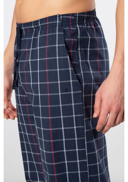 Erkek Dokuma Pijama Tek Alt 2240/LACIVERT 7 modelleri