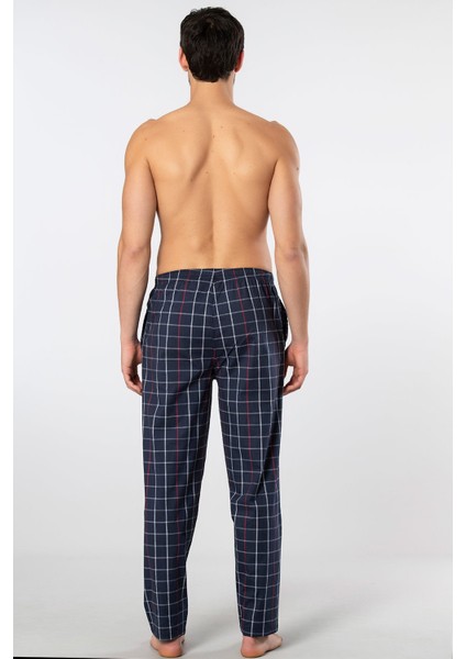 Erkek Dokuma Pijama Tek Alt 2240/LACIVERT 7 fırsatları