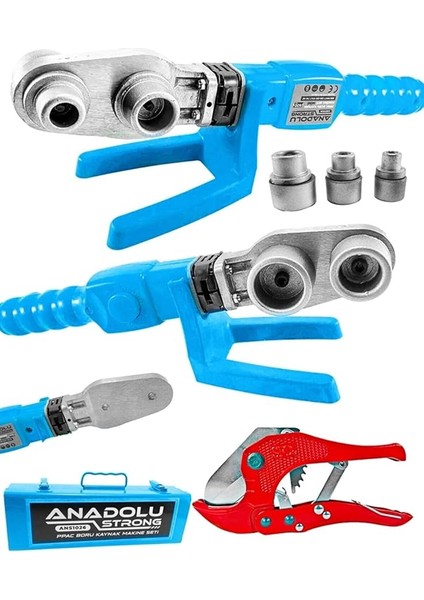 ANS1026 Pprc 600 Watt Boru Kaynak Mini Makina Seti Plastik Boru Kaynak Makinesi