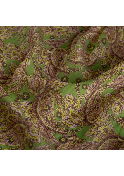 Ipekevi Mezopotamya Model 03 Desenli Tensel Eşarp Çam Kokusu modelleri