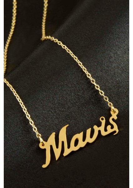 Maviş Isimli Kolye (Kişiye Özel)