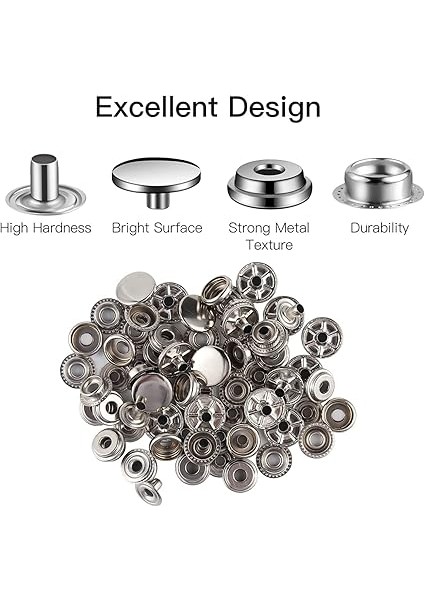 200 Adet Metal Çıtçıt Düğme, 15 Mm, Bakır Çıtçıt Düğme Seti, 2 Adet Ayar Aleti, Çanta, Kot, Kıyafet, Kumaş, Deri El Işi Için (50 Set) indirimleri