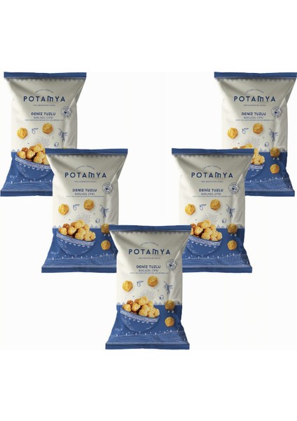 Glutensiz Zeytinyağı Deniz Tuzlu Baklagil Cipsi X5