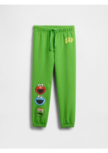 Erkek Bebek Yeşil Relaxed Gap Logo Pull-On Jogger Eşofman Altı