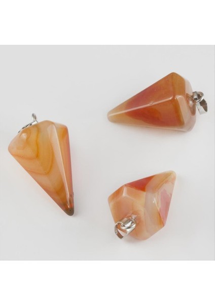 Akik Pandül Doğaltaş Kolye Ucu