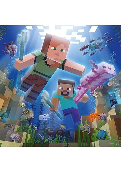 3X49 Parça Puzzle Minecraft 056217 modelleri