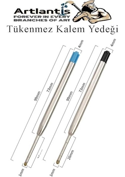Mavi Tükenmez Kalem Yedeği 10 Adet Tükenmez Kalem Içi Yedek Mavi Metal Tükenmez Kalem Içi Okul Ofis Jel Kalem Içi modelleri