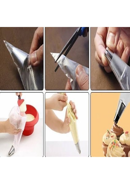 10 Parçalık Krema Sıkmaya Yarayan Set modelleri