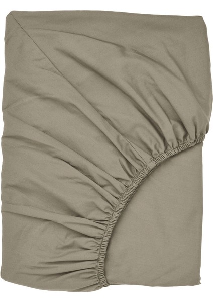 Ullvıde Lastikli Çarşaf Gri Bej 120 x 200 cm
